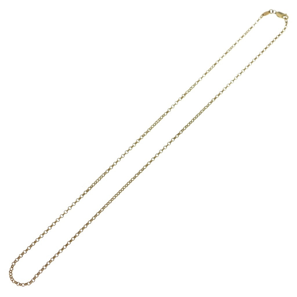 CHROME HEARTS(クロムハーツ) 22K NECKCHAIN R20 ロールチェーンネックレス 20inch ゴールド BCA011