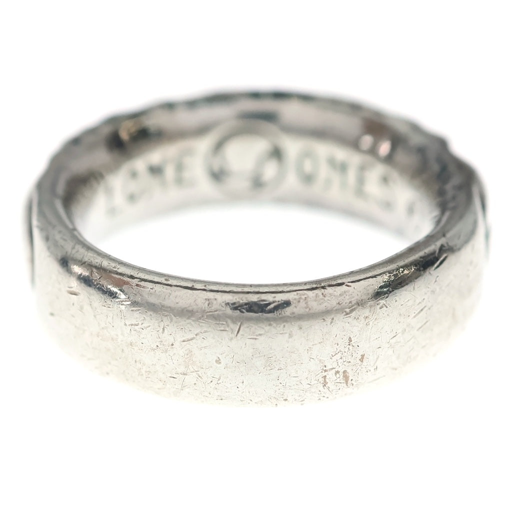 LONE ONES(ロンワンズ) LOVE BITE RING with BLUE ZIRCON ラヴバイトリング ウィズ ブルージルコン シルバー MFR-0016-BZ