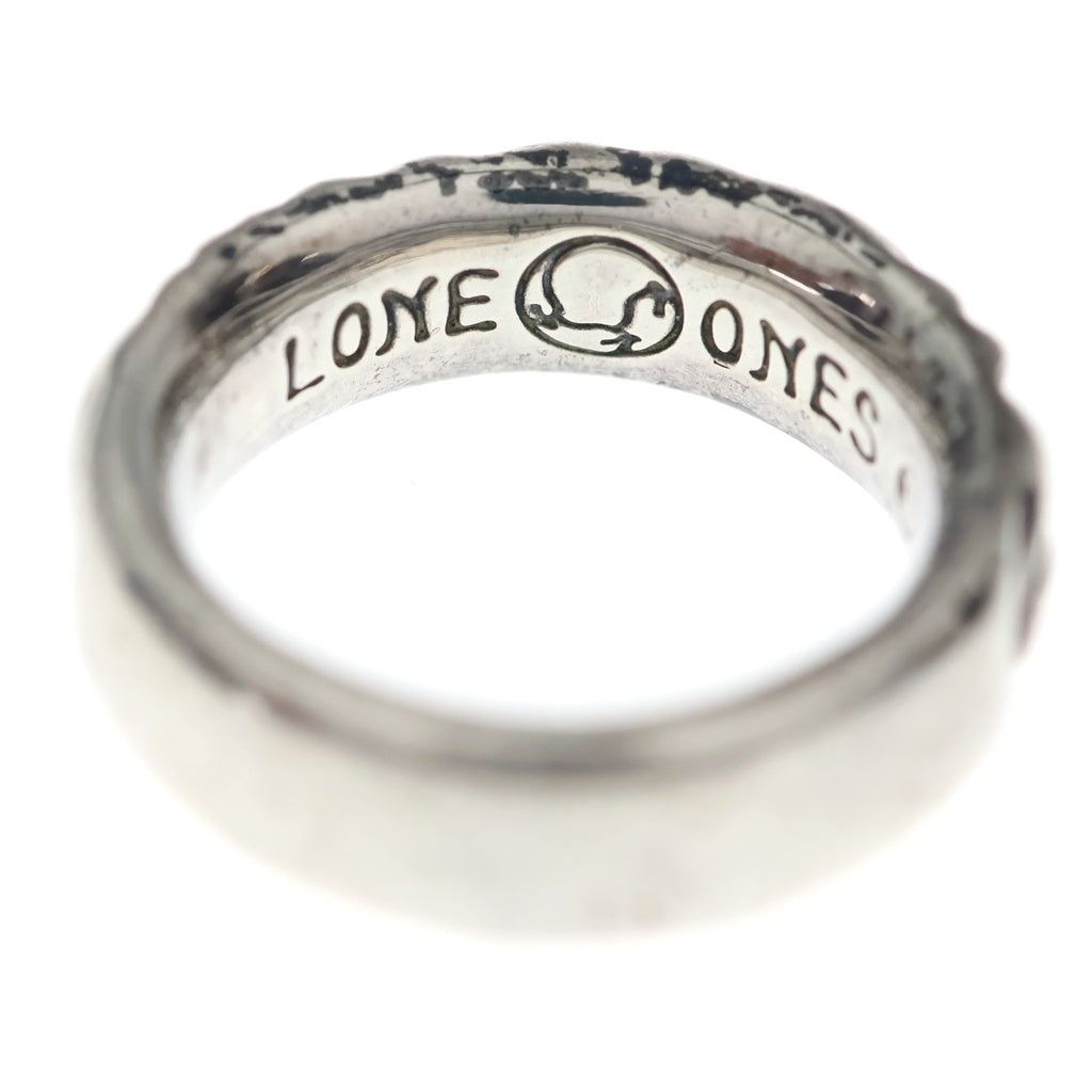 LONE ONES(ロンワンズ) LOVE BITE RING with BLUE ZIRCON ラヴバイトリング ウィズ ブルージルコン シルバー MFR-0016-BZ
