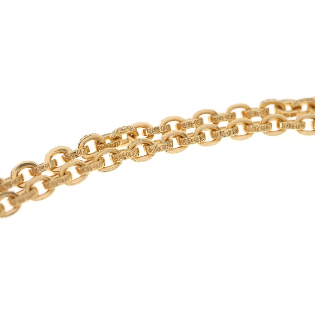 CHROME HEARTS(クロムハーツ) 22K PAPER CHAIN 24 ペーパーチェーン24inch ゴールドネックレス