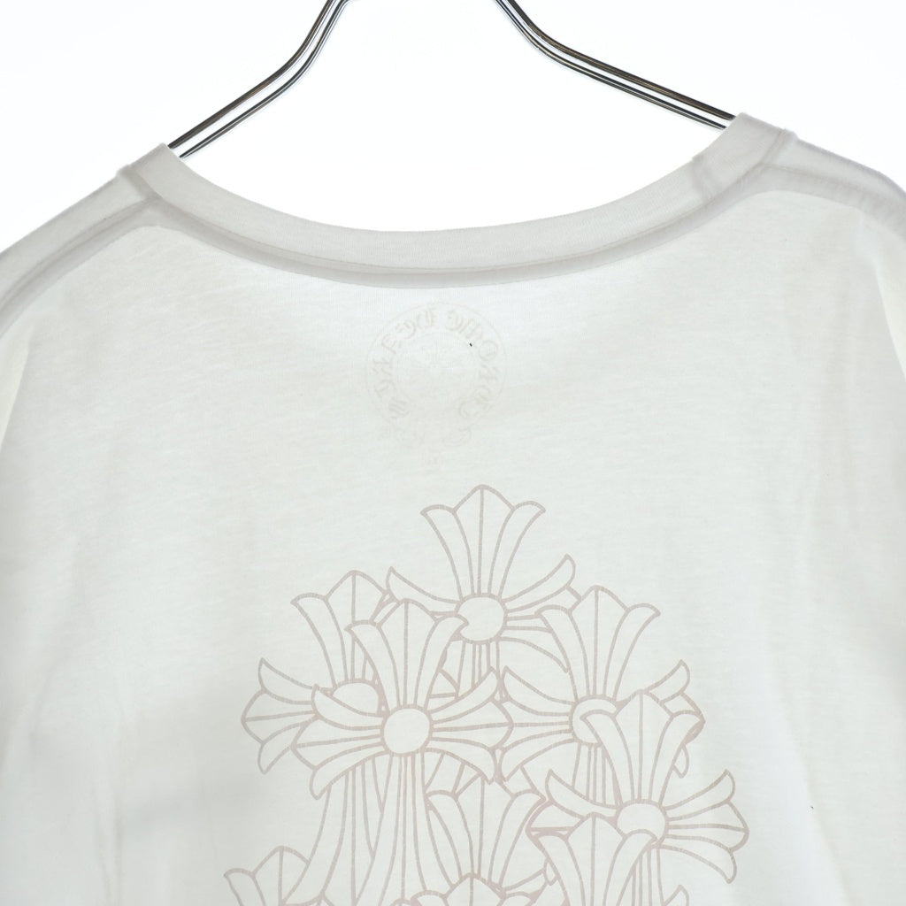 CHROME HEARTS(クロムハーツ) CH S/S バックセメタリークロスプリント 半袖Tシャツカットソー