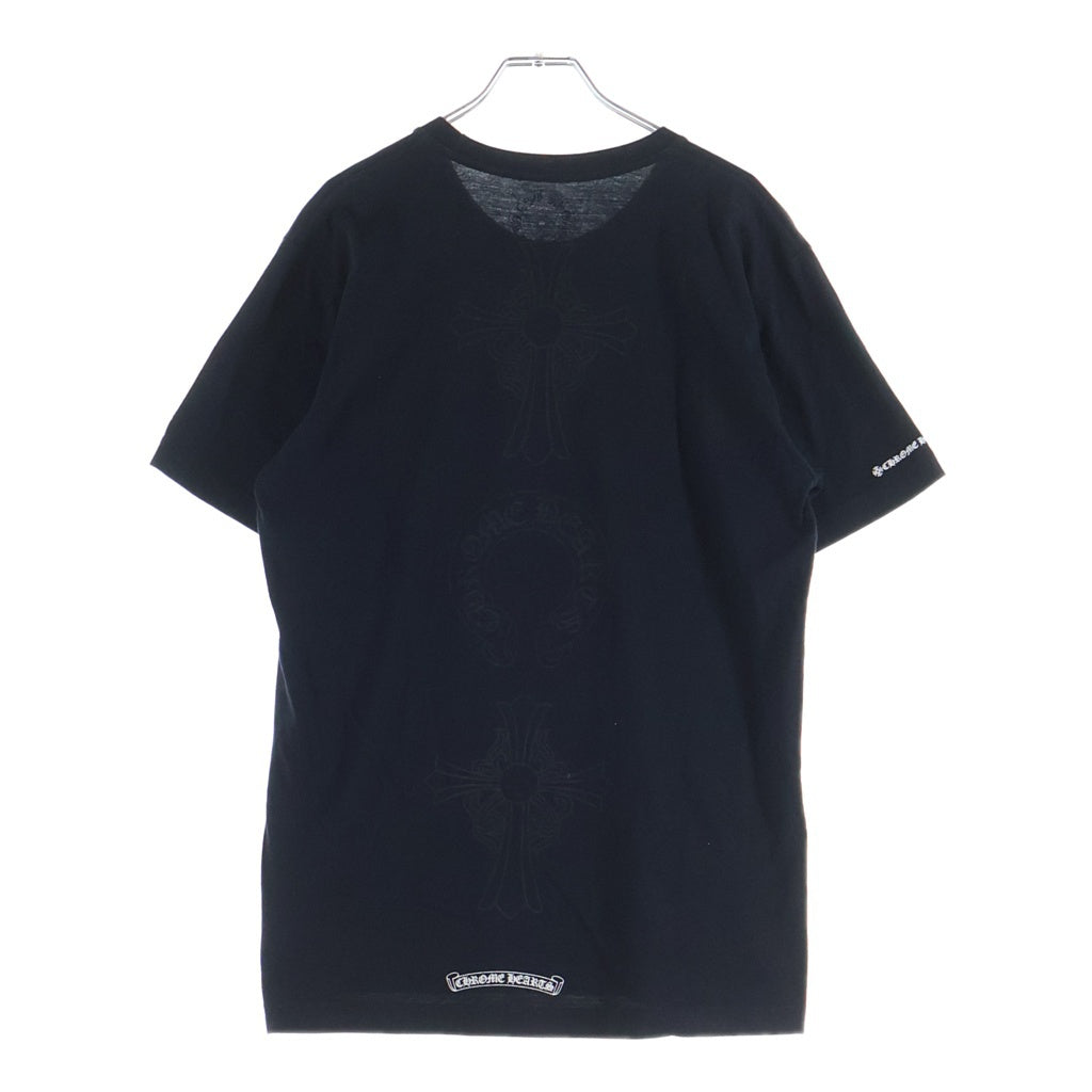 CHROME HEARTS(クロムハーツ) CH S/S バックCHクロスプリント 半袖Tシャツカットソー