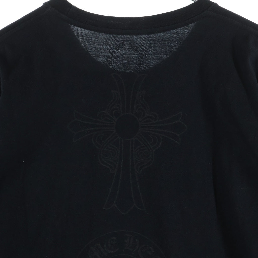 CHROME HEARTS(クロムハーツ) CH S/S バックCHクロスプリント 半袖Tシャツカットソー