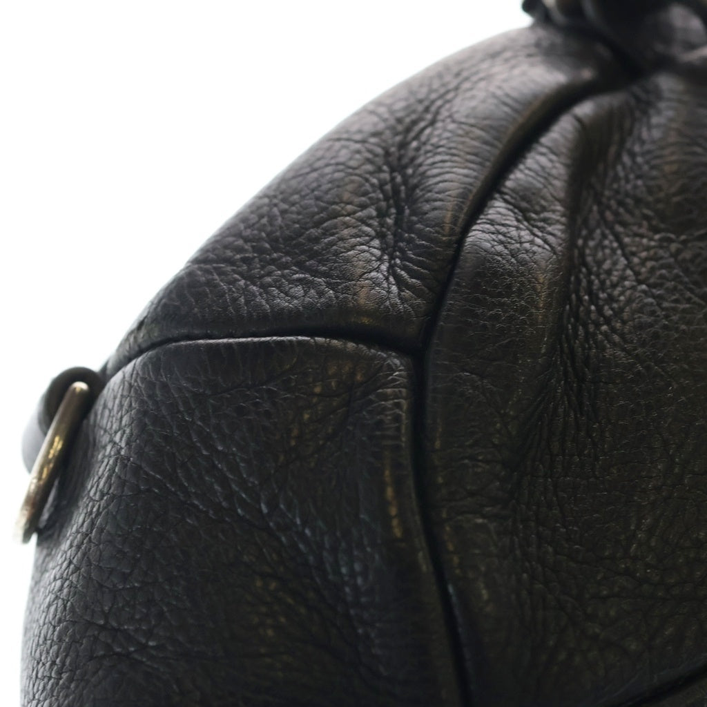 CHROME HEARTS(クロムハーツ) #1 SNAT PACK スナットパック ダガージップ ガンスリンガーベルト レザーウエストバッグ ブラック BCA378