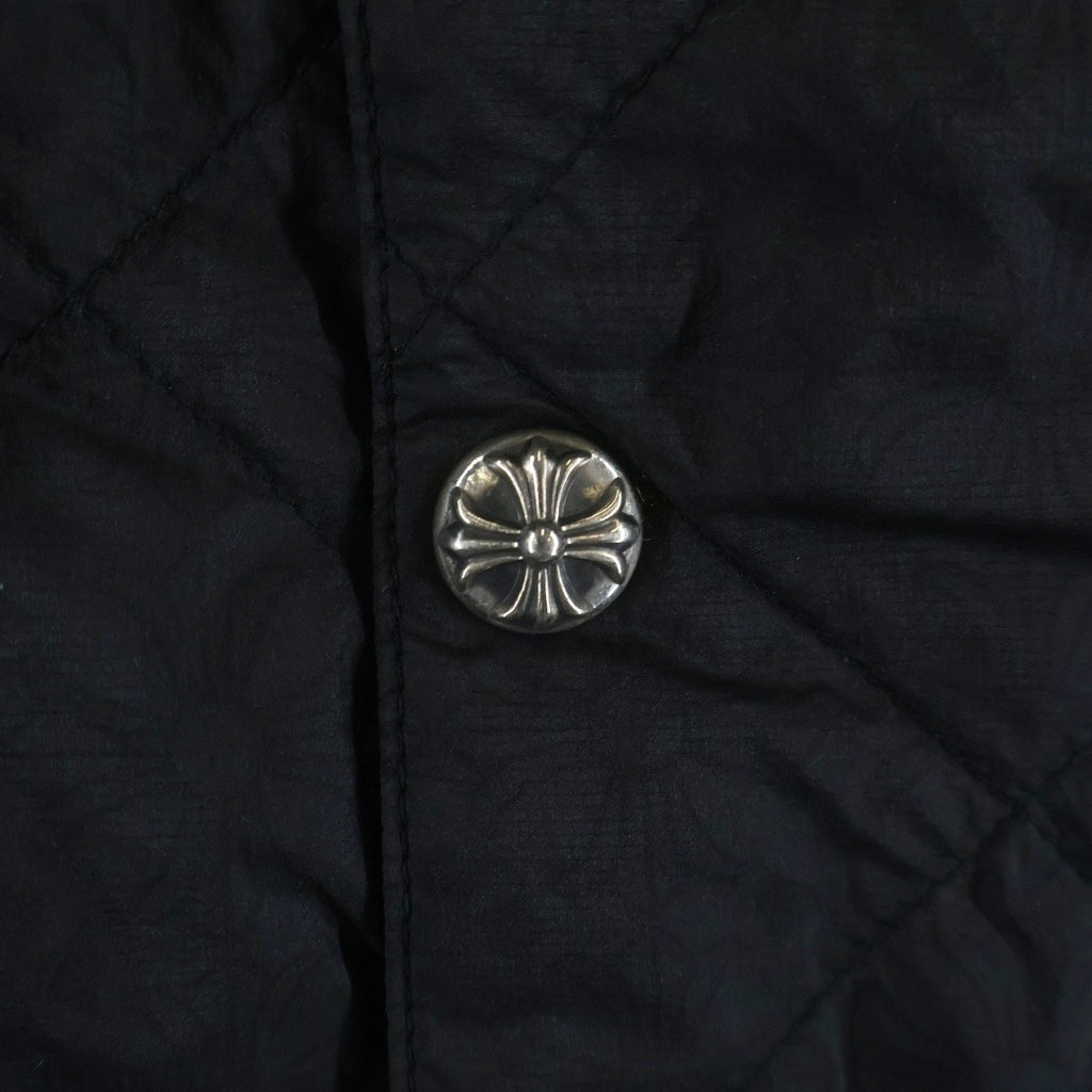 CHROME HEARTS(クロムハーツ) CHロゴ刺繍キルティングナイロンジャケット ブラック
