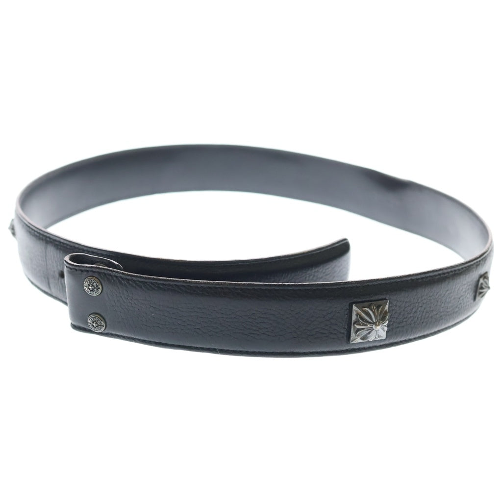 CHROME HEARTS(クロムハーツ) PYRAMID PLS STUDS ゼロピラミッドスタッズ ベルトストラップ スナップボタン ブラック