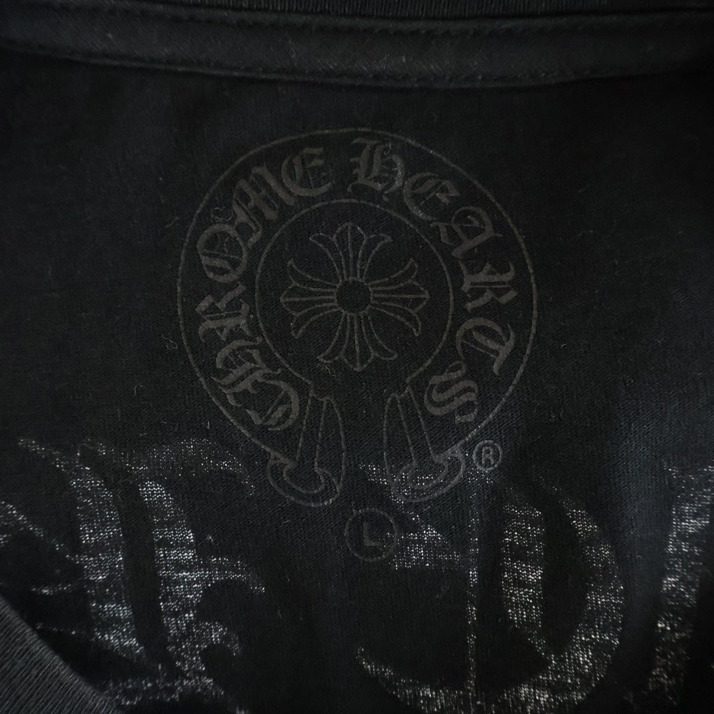 CHROME HEARTS(クロムハーツ) ARCH LOGO USA S/S TEE アーチロゴプリント クルーネック半袖Tシャツ カットソー ブラック