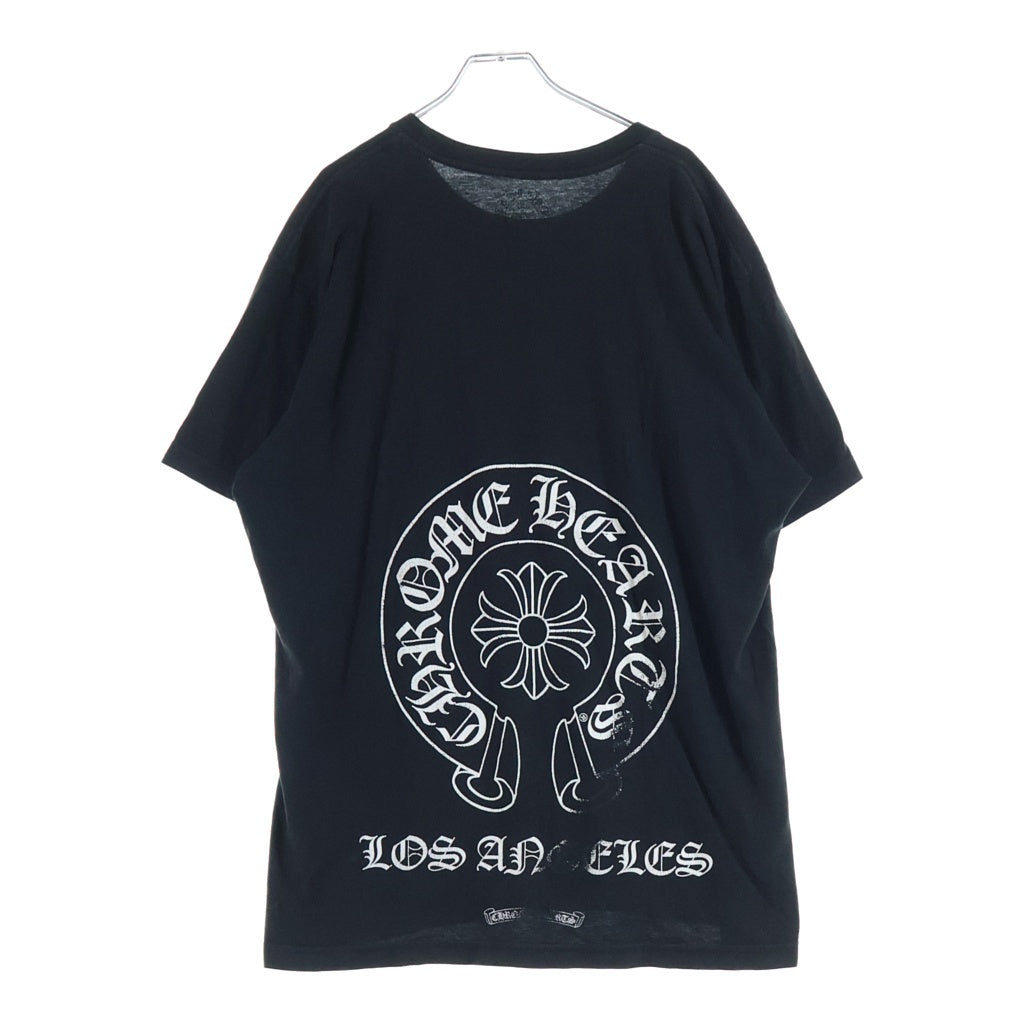 CHROME HEARTS(クロムハーツ) LOS ANGELS HORSESHOE S/S TEE ロサンゼルス限定 ホースシュー クルーネック半袖Tシャツ カットソー