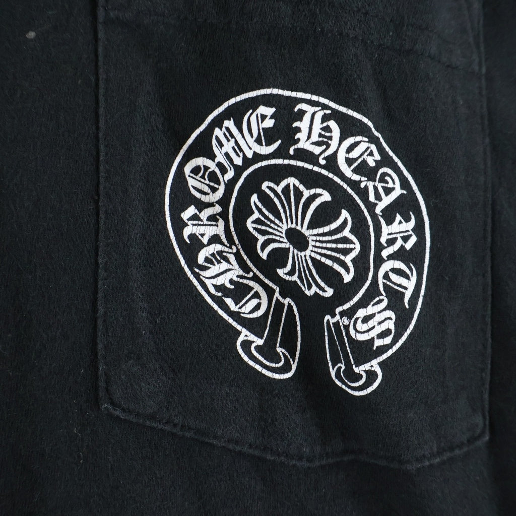 CHROME HEARTS(クロムハーツ) LOS ANGELS HORSESHOE S/S TEE ロサンゼルス限定 ホースシュー クルーネック半袖Tシャツ カットソー