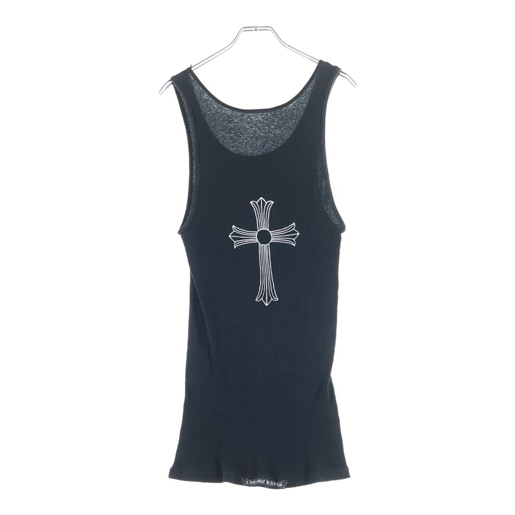 CHROME HEARTS(クロムハーツ) OLD TBAR オールド Tバー バックCHクロスプリント タンクトップ カットソー