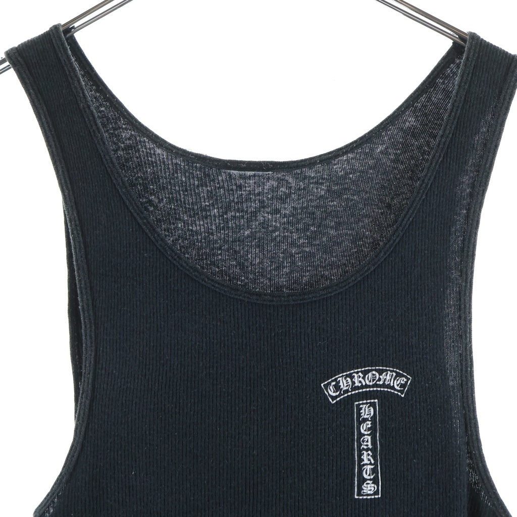 CHROME HEARTS(クロムハーツ) OLD TBAR オールド Tバー バックCHクロスプリント タンクトップ カットソー