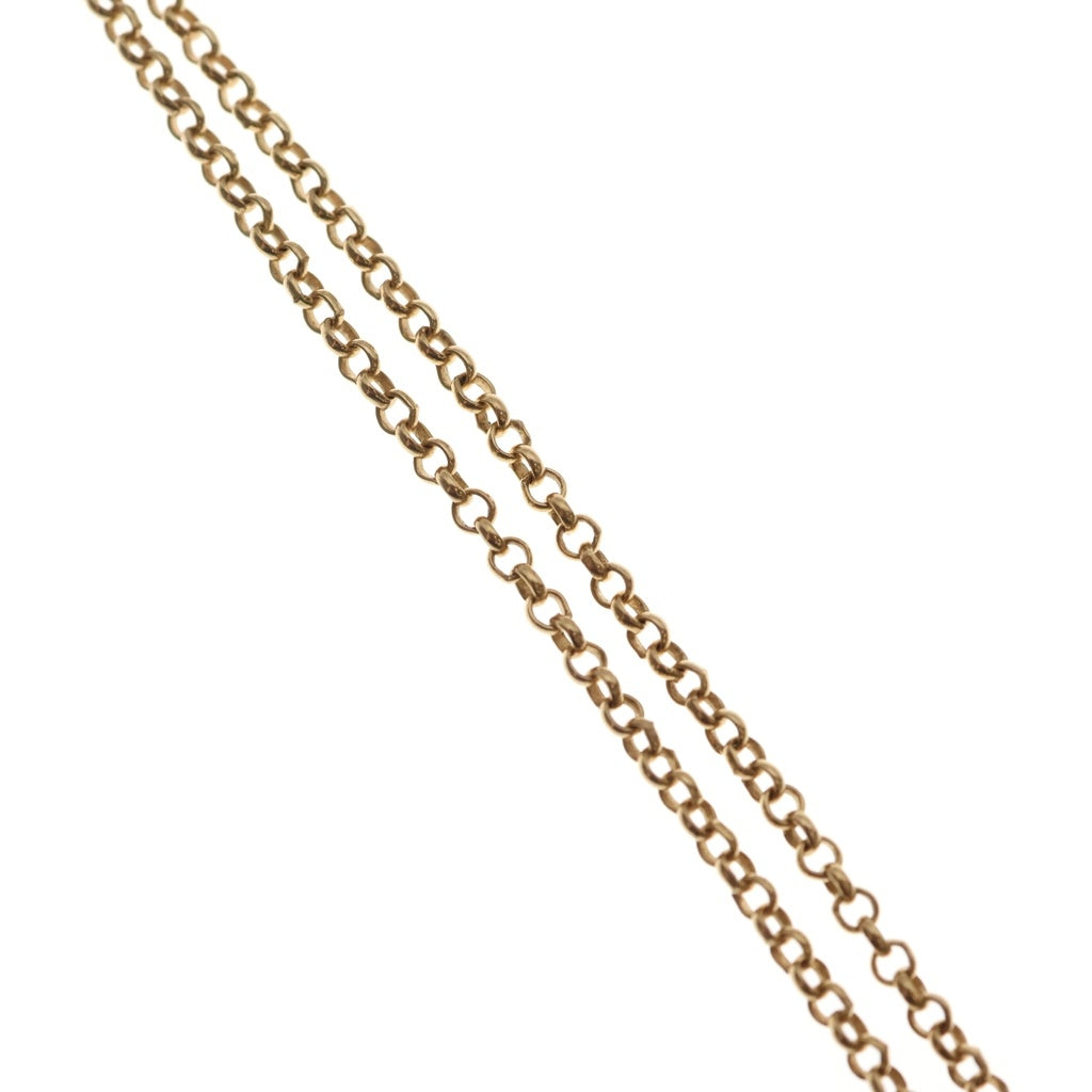 CHROME HEARTS(クロムハーツ) 22K SAFETY PIN NECKLACE R16 1EMRLD セーフティピンネックレス 1エメラルド