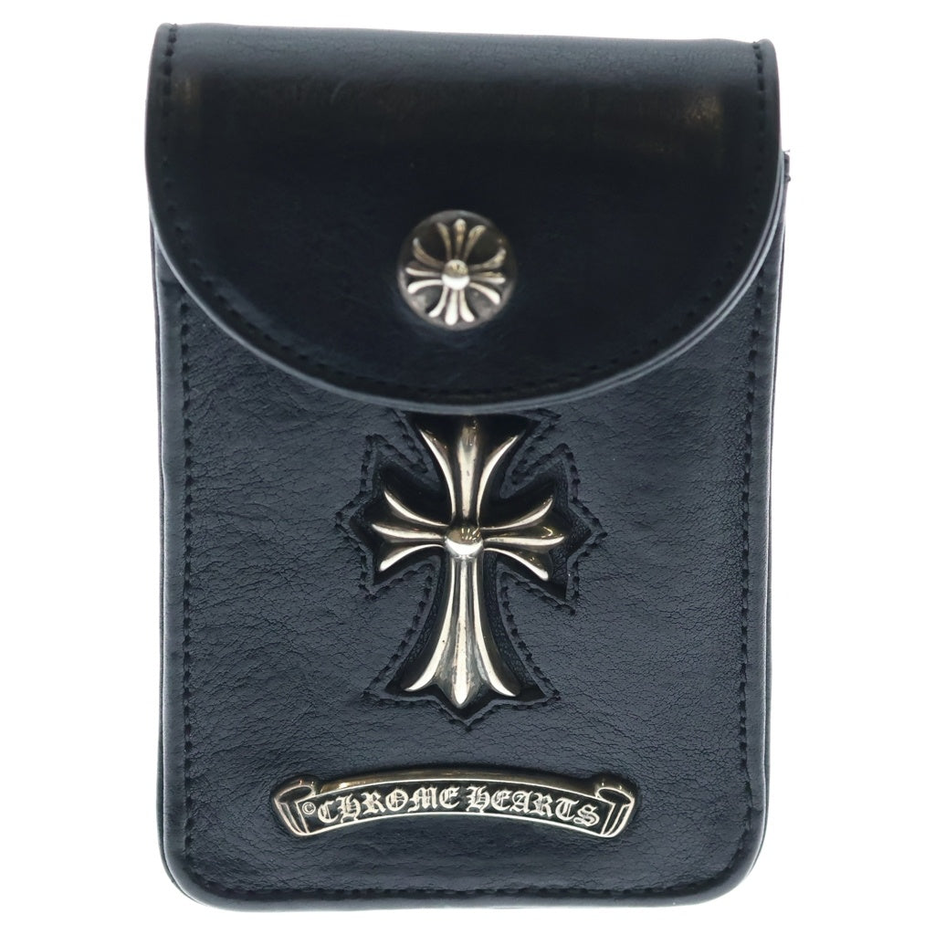 CHROME HEARTS(クロムハーツ) CH CROSS CIGARETTE CASE CHクロス シガレットケース 煙草入れ ブラック/シルバー