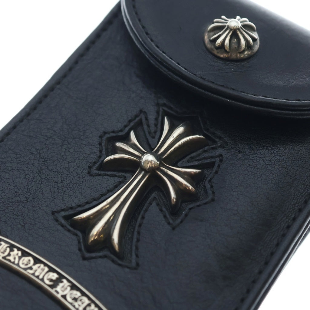 CHROME HEARTS(クロムハーツ) CH CROSS CIGARETTE CASE CHクロス シガレットケース 煙草入れ ブラック/シルバー