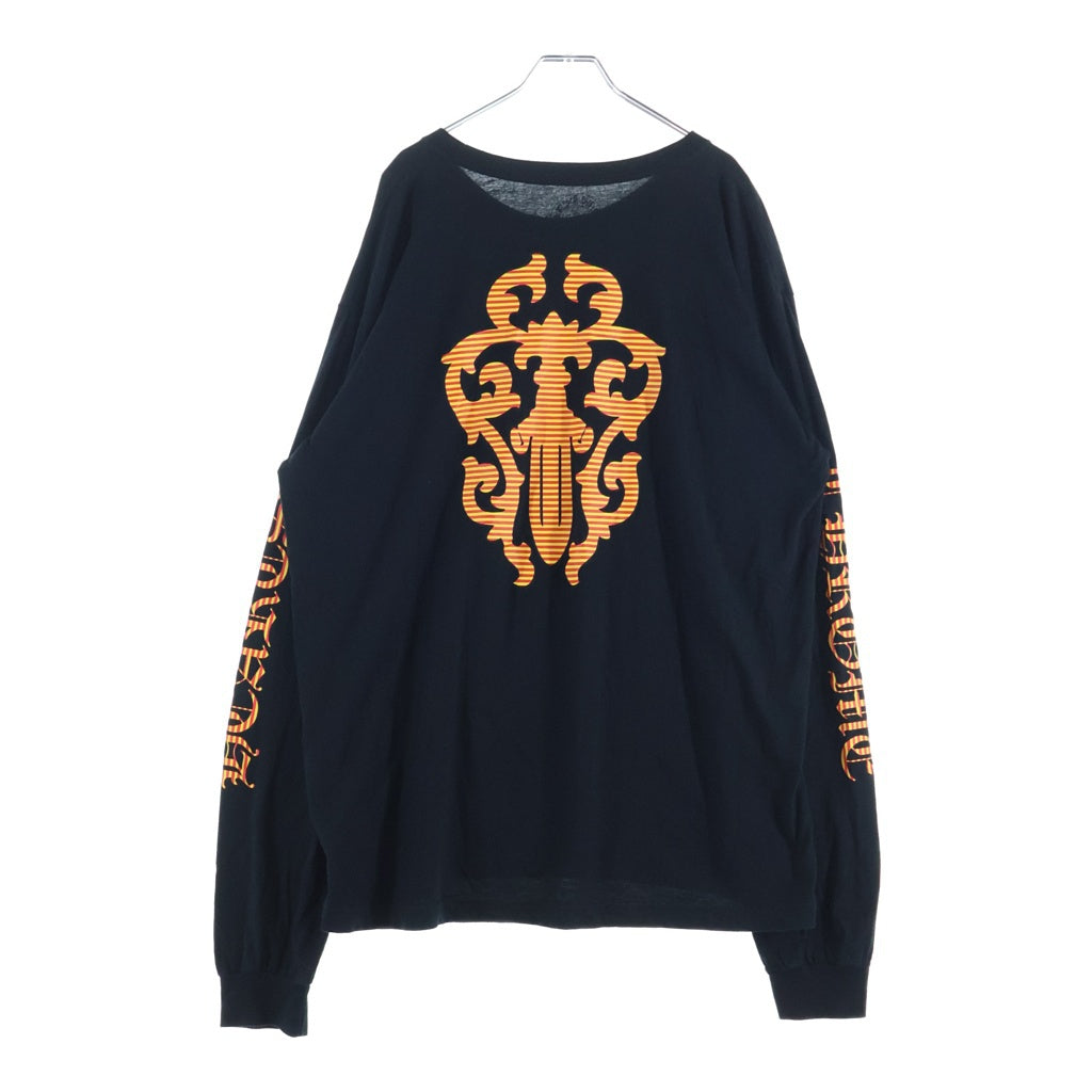 CHROME HEARTS(クロムハーツ) CH L/S 袖英字ロゴ バックヴァインダガープリント長袖Tシャツカットソー