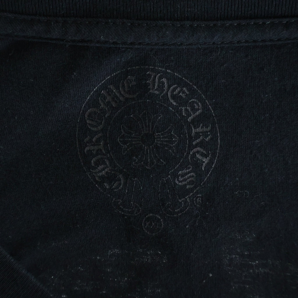 CHROME HEARTS(クロムハーツ) CH L/S 袖英字ロゴ バックヴァインダガープリント長袖Tシャツカットソー