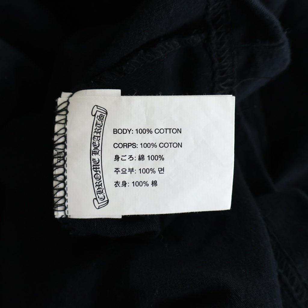 CHROME HEARTS(クロムハーツ) CH L/S 袖英字ロゴ バックヴァインダガープリント長袖Tシャツカットソー