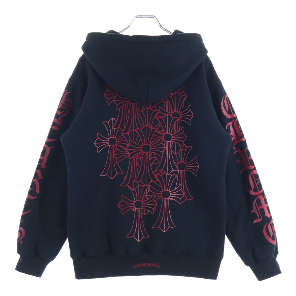 CHROME HEARTS(クロムハーツ) OLD SWTSHIRT HD ZIP オールド バックセメタリークロスプリント ジップパーカー
