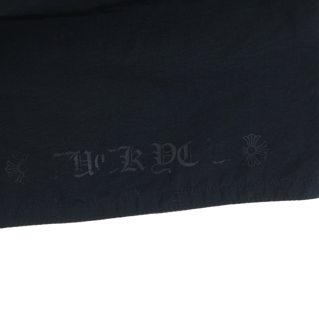 CHROME HEARTS(クロムハーツ) SWIM PANTS CRS BTN クロスボールボタン スクロールラベル付 ハーフパンツ ブラック