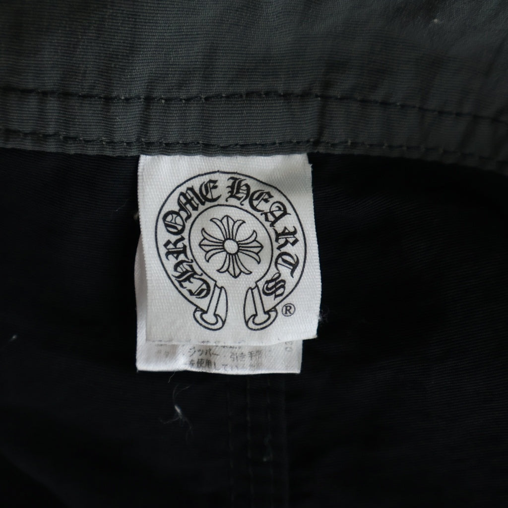 CHROME HEARTS(クロムハーツ) SWIM PANTS CRS BTN クロスボールボタン スクロールラベル付 ハーフパンツ ブラック