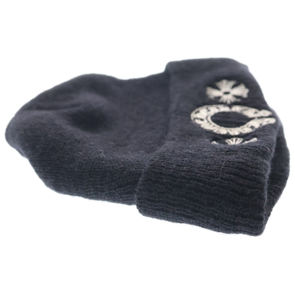 CHROME HEARTS(クロムハーツ) WOOL WATCH CAP CHプラス ホースシューニットキャップ ビーニー帽子 ブラック