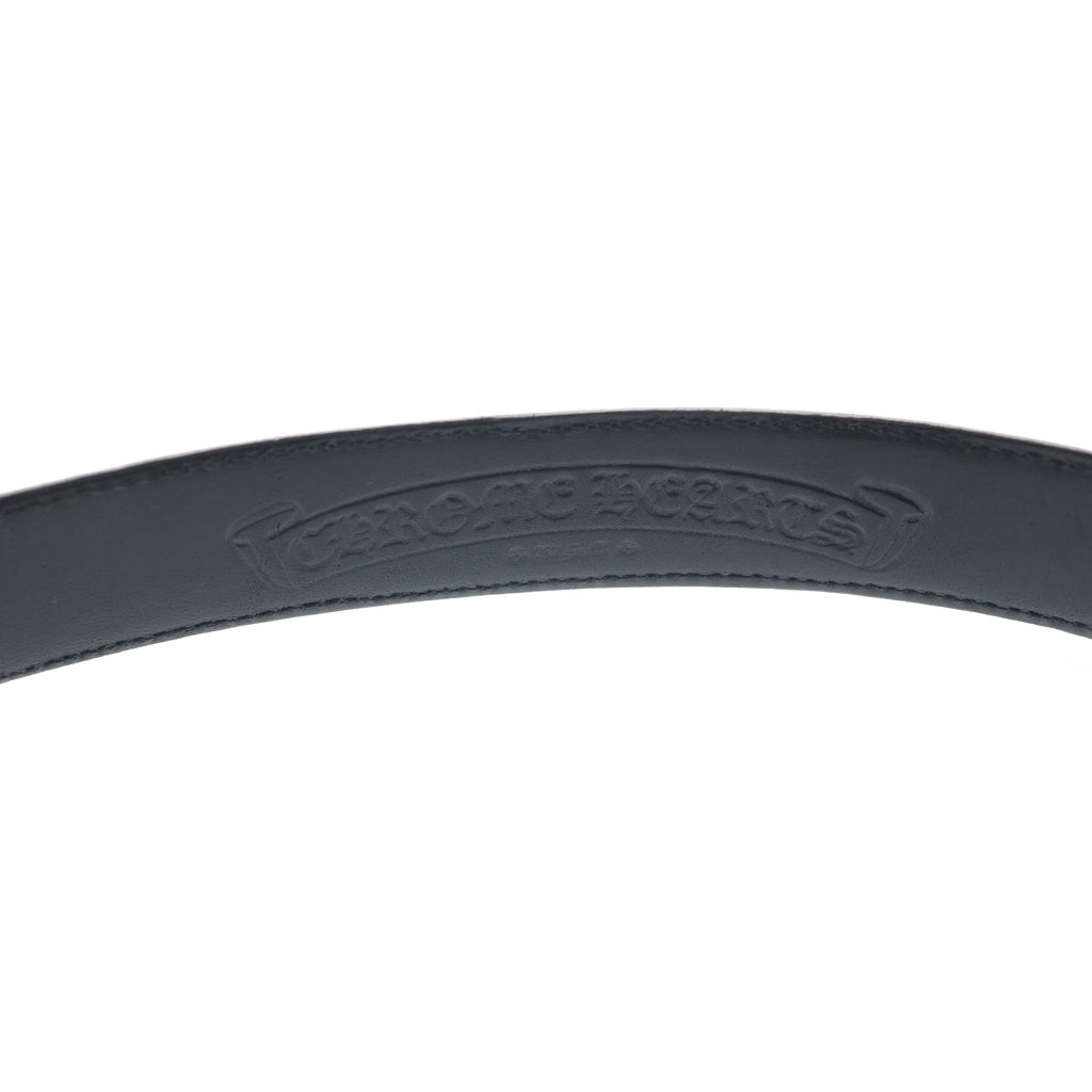CHROME HEARTS(クロムハーツ) 1.0 STRAP 1.0インチ ホースシューリベッツ レザーベルトストラップ ブラック