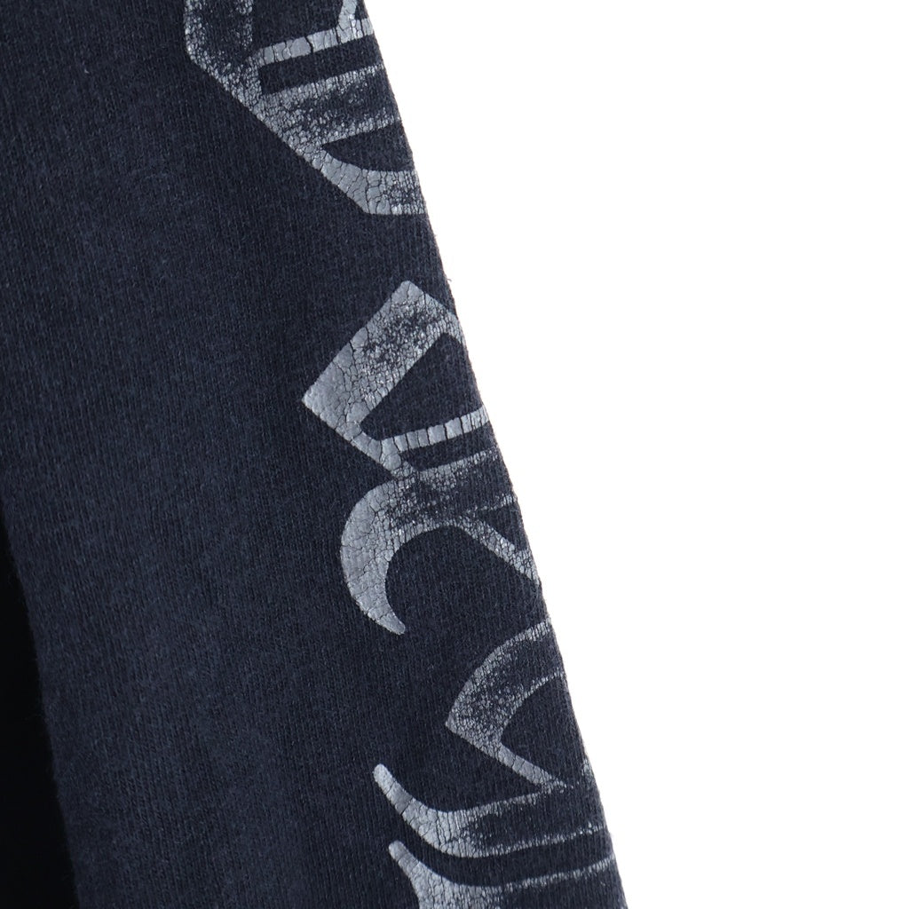 CHROME HEARTS(クロムハーツ) OLD オールド 袖英字ロゴ バックスクロールラベルプリント長袖Tシャツカットソー