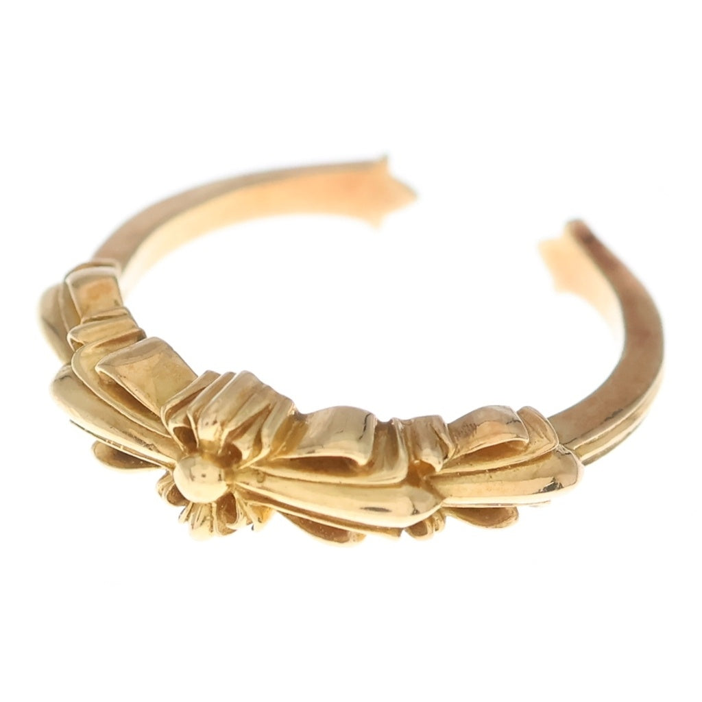 CHROME HEARTS(クロムハーツ) 22K BABY CLSC ベイビークラシックダブルフローラルリング ゴールド