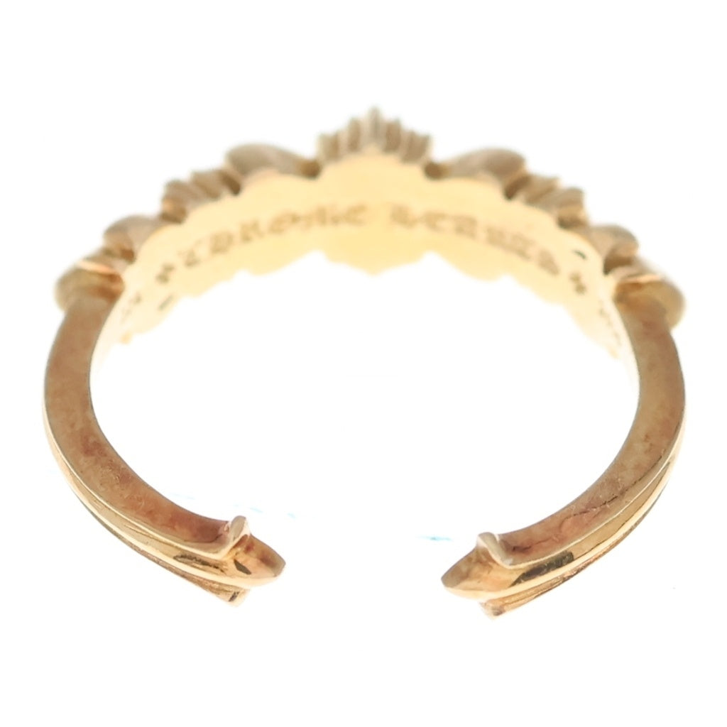 CHROME HEARTS(クロムハーツ) 22K BABY CLSC ベイビークラシックダブルフローラルリング ゴールド