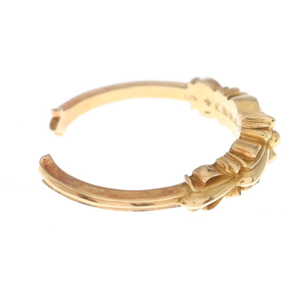 CHROME HEARTS(クロムハーツ) 22K BABY CLSC ベイビークラシックダブルフローラルリング ゴールド