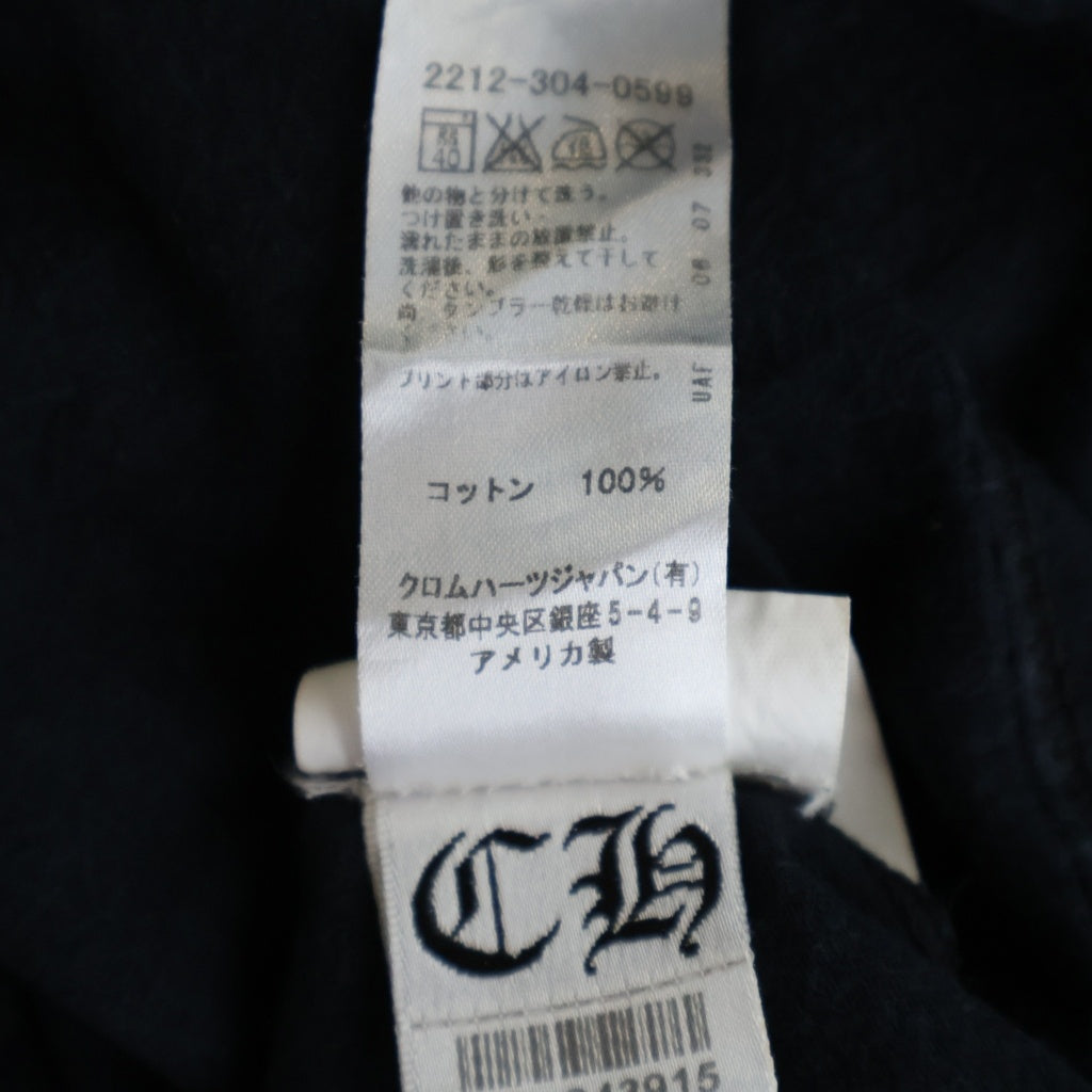 CHROME HEARTS(クロムハーツ) CH S/S バックスクロールラベルプリント 半袖Tシャツカットソー