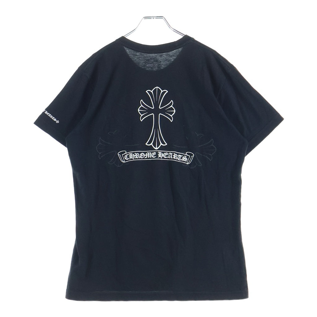 CHROME HEARTS(クロムハーツ) CH S/S バックセメタリーCHクロスプリント 半袖Tシャツカットソー