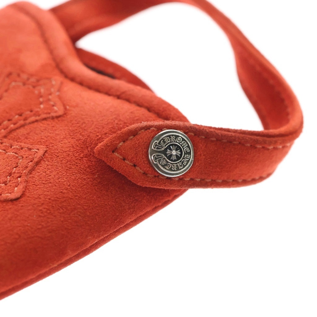 CHROME HEARTS(クロムハーツ) PHONE POUCH フォンポーチ クロスパッチ付きレザーポーチ