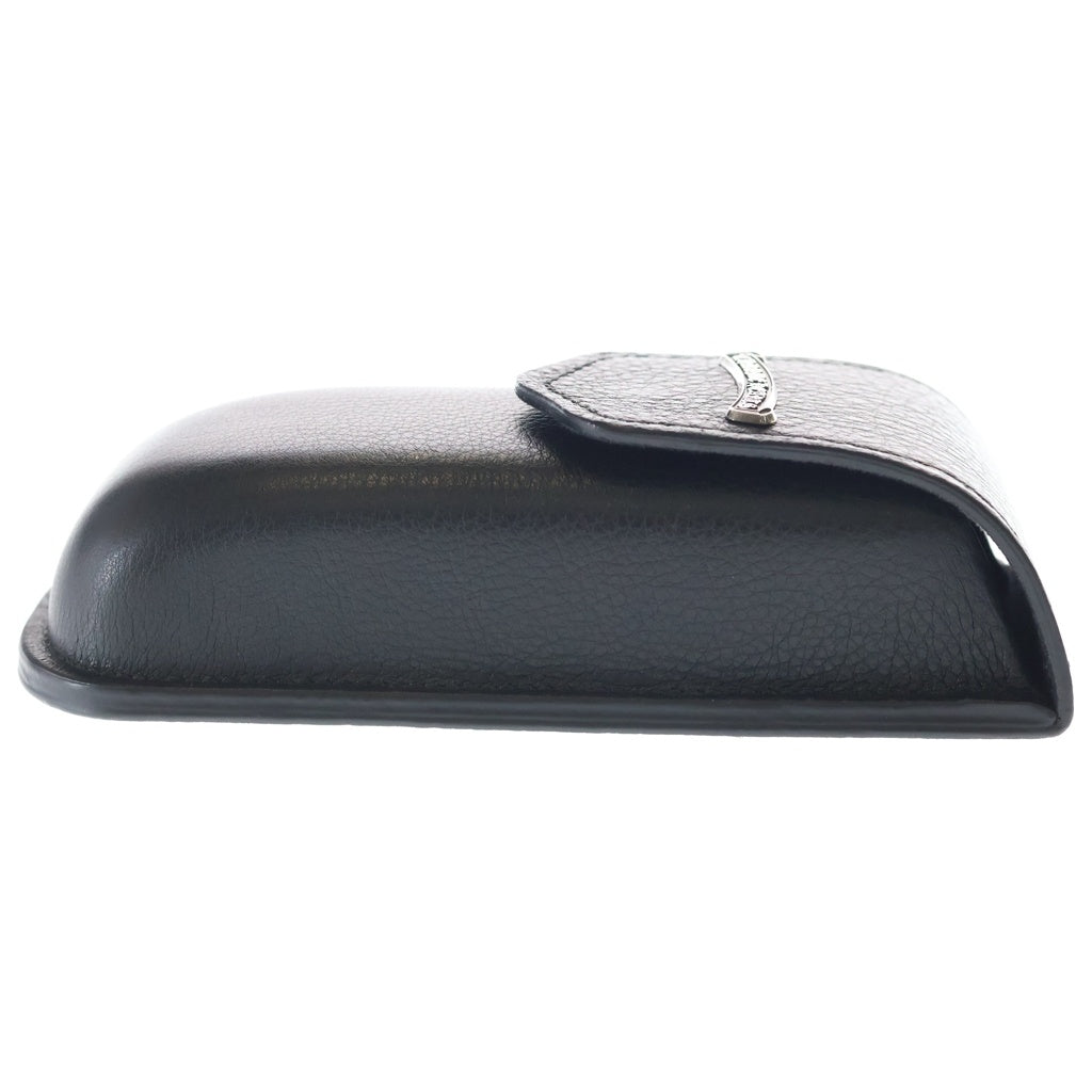 CHROME HEARTS(クロムハーツ) CASE スクロールラベル レザーメガネケース