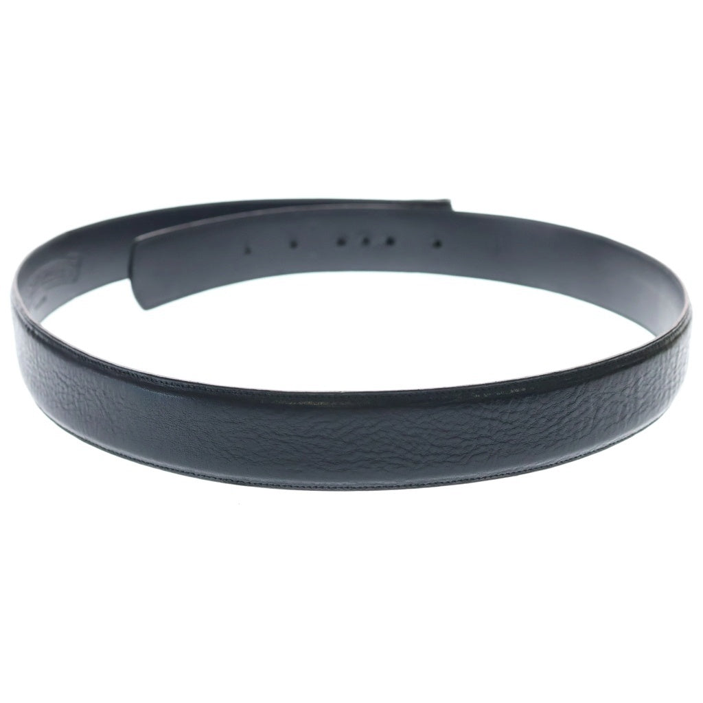 CHROME HEARTS(クロムハーツ) 1.5 STRAP 1.5inchスクロールレーベルリベッツ レザーベルト