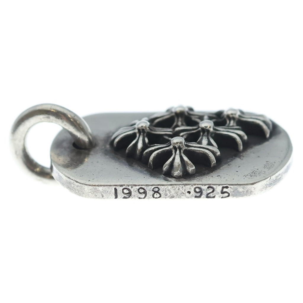 CHROME HEARTS(クロムハーツ) RAISED DOGTAG レイズドドッグタグ チャーム ネックレストップ シルバー