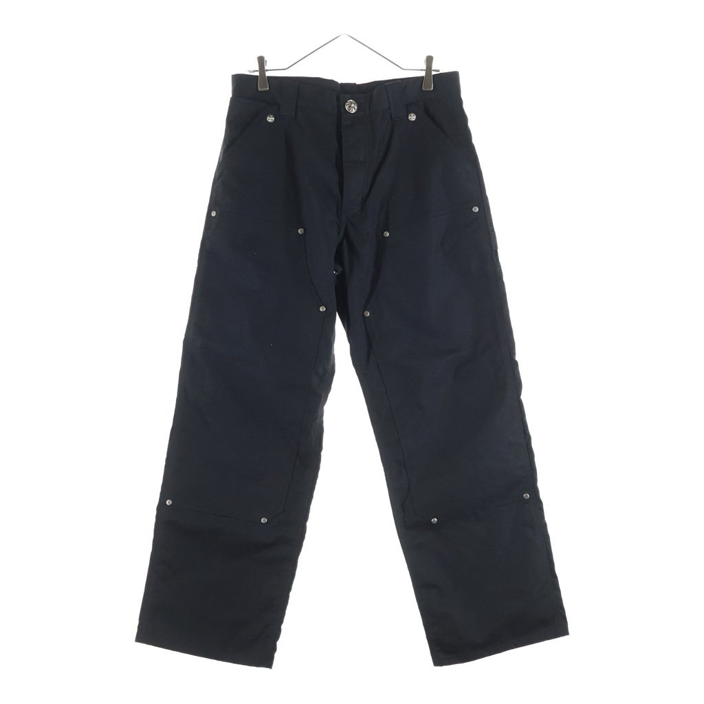 CHROME HEARTS(クロムハーツ) Oil CARPENTER DOUBLE KNEE オイル カーペンターロングパンツ ブラック