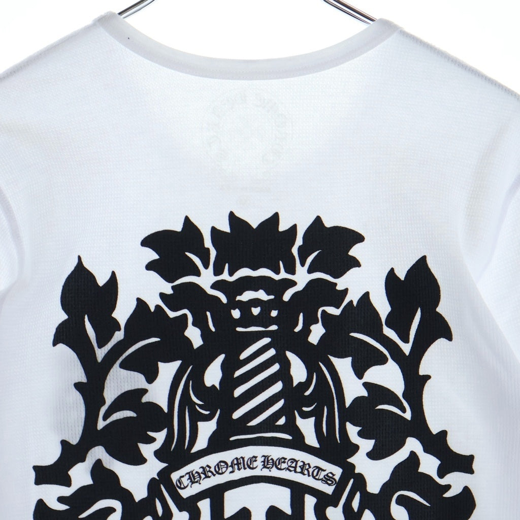 CHROME HEARTS(クロムハーツ) Thermal L S ヴァインダガープリントサーマル長袖Tシャツ カットソー ホワイト