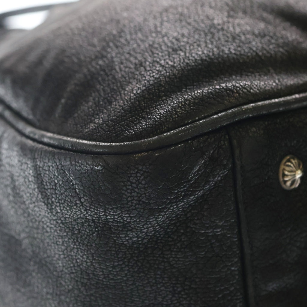 CHROME HEARTS(クロムハーツ) BS FLEUR BOWLING BAG BSフレアパッチデストロイレザー ボーリングバッグハンドバッグ
