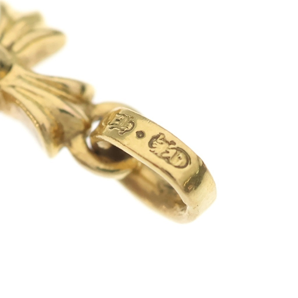 CHROME HEARTS(クロムハーツ) 22K CRS BBYFAT P/DIA ベイビーファットクロス PAVEダイヤ ペンダントトップ ゴールド BCA035