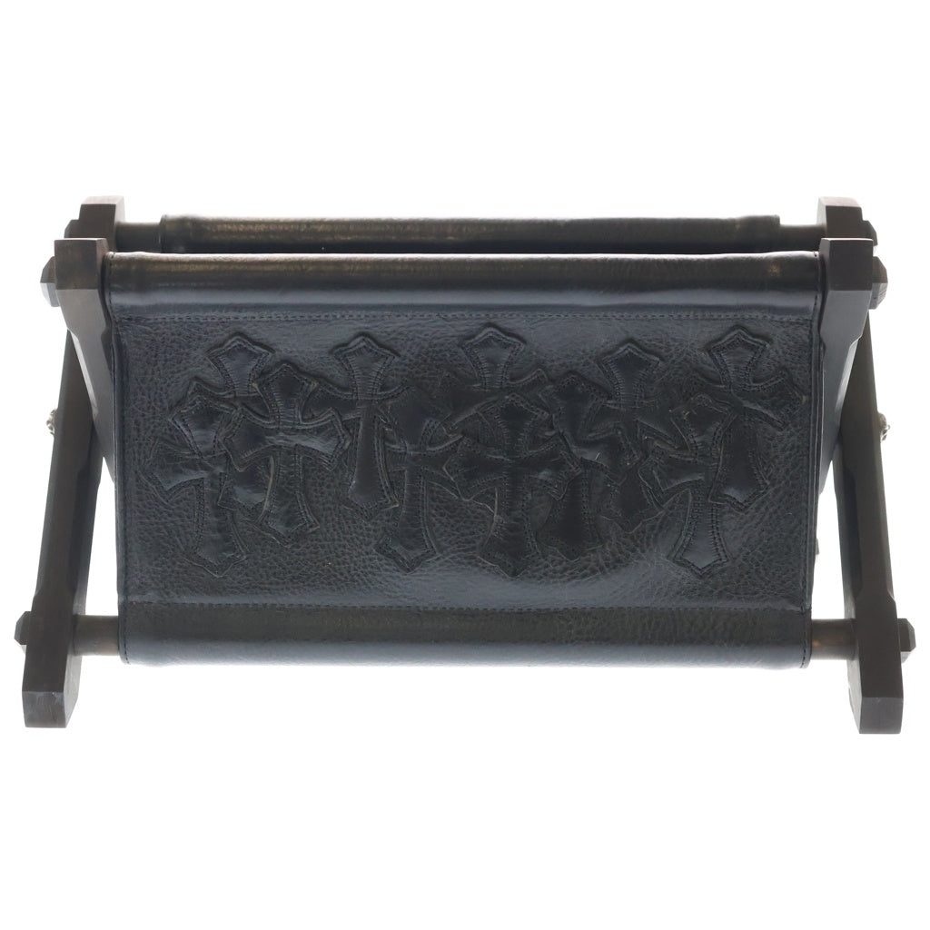 CHROME HEARTS(クロムハーツ) REMOTE CONTROLLER RACK リモコンラック セメタリークロスパッチエボニーレッグレザーリモコンラック