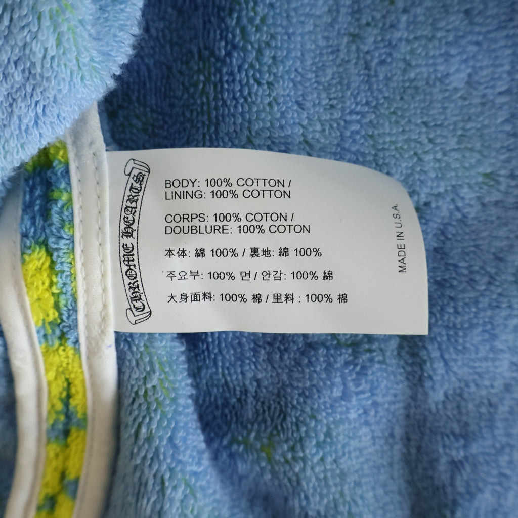 CHROME HEARTS(クロムハーツ) CRS BUTTON PILE SS SHIRT マイアミ限定 パイル生地 クロスボールボタン半袖シャツ