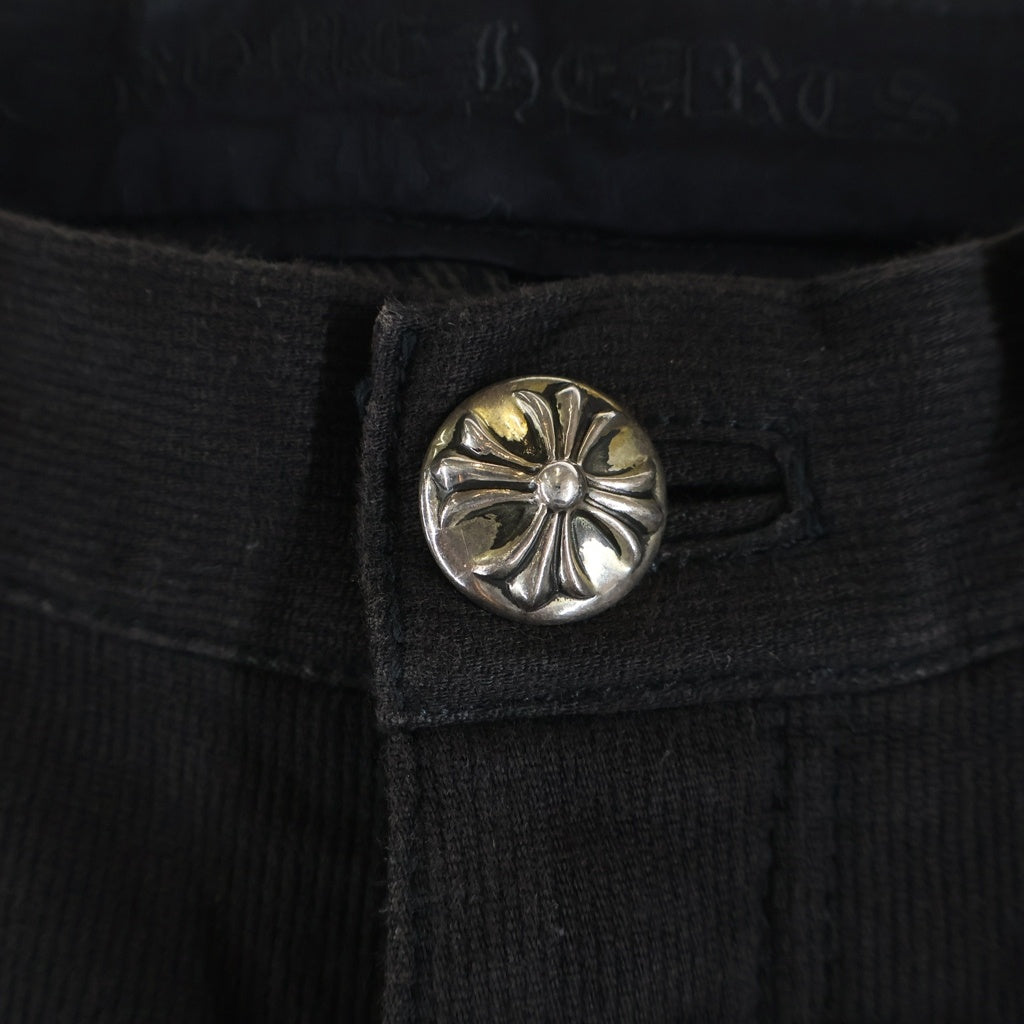 CHROME HEARTS(クロムハーツ) RS BOOTLEG 5 PKT DNM PANT クロスボールボタンブーツカットデニムパンツ