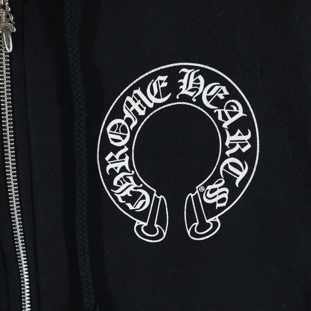 CHROME HEARTS(クロムハーツ) SWTSHIRT HD ZIP バックCHプラスプリントジップパーカー