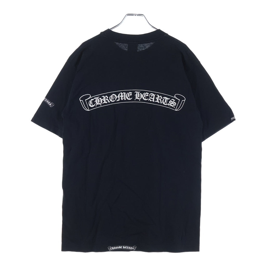 CHROME HEARTS(クロムハーツ) OLD S/S オールド ネックロゴ バックスクロールラベルプリント 半袖Tシャツカットソー