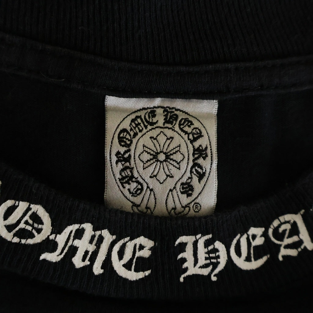 CHROME HEARTS(クロムハーツ) OLD S/S オールド ネックロゴ バックスクロールラベルプリント 半袖Tシャツカットソー