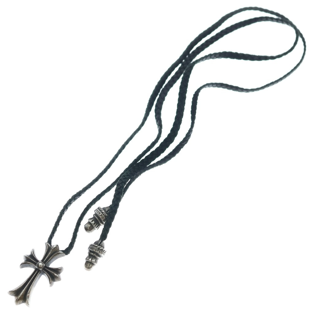 CHROME HEARTS(クロムハーツ) CH CRS SMLスモールCHクロス BC ボロチップブレイド ネックレス シルバー BCA220