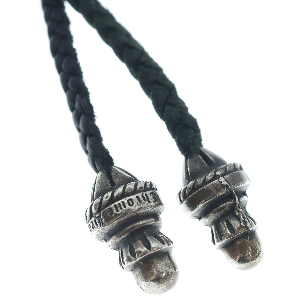 CHROME HEARTS(クロムハーツ) CH CRS SMLスモールCHクロス BC ボロチップブレイド ネックレス シルバー BCA220