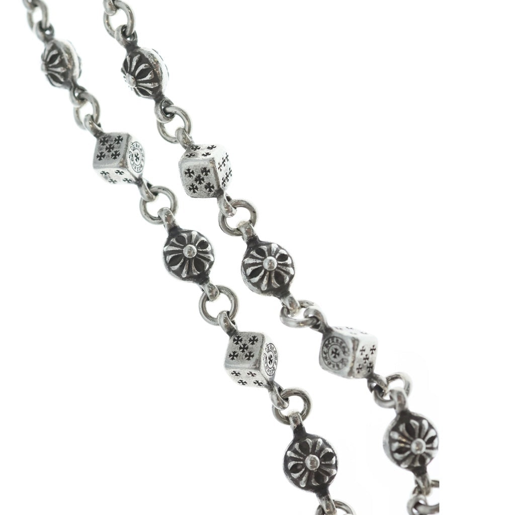 CHROME HEARTS(クロムハーツ) DICE 1CRS BALL-1/1クリップダイスクロスボール シルバーウォレットチェーン