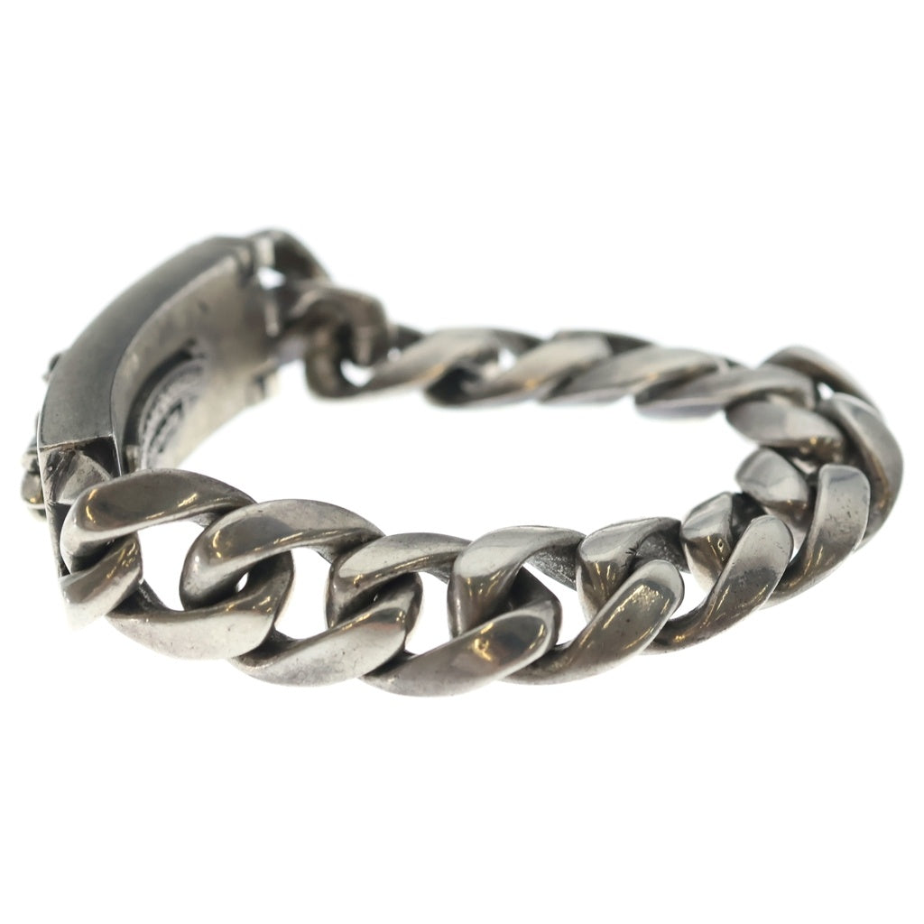 CHROME HEARTS(クロムハーツ) ID FLORAL CRS フローラルクロスIDクラシックリンク ブレスレット 13LINK シルバー BCA164